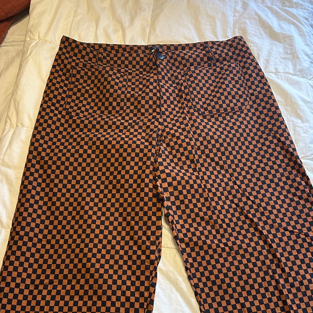 Maeve Collette Checkered Pants